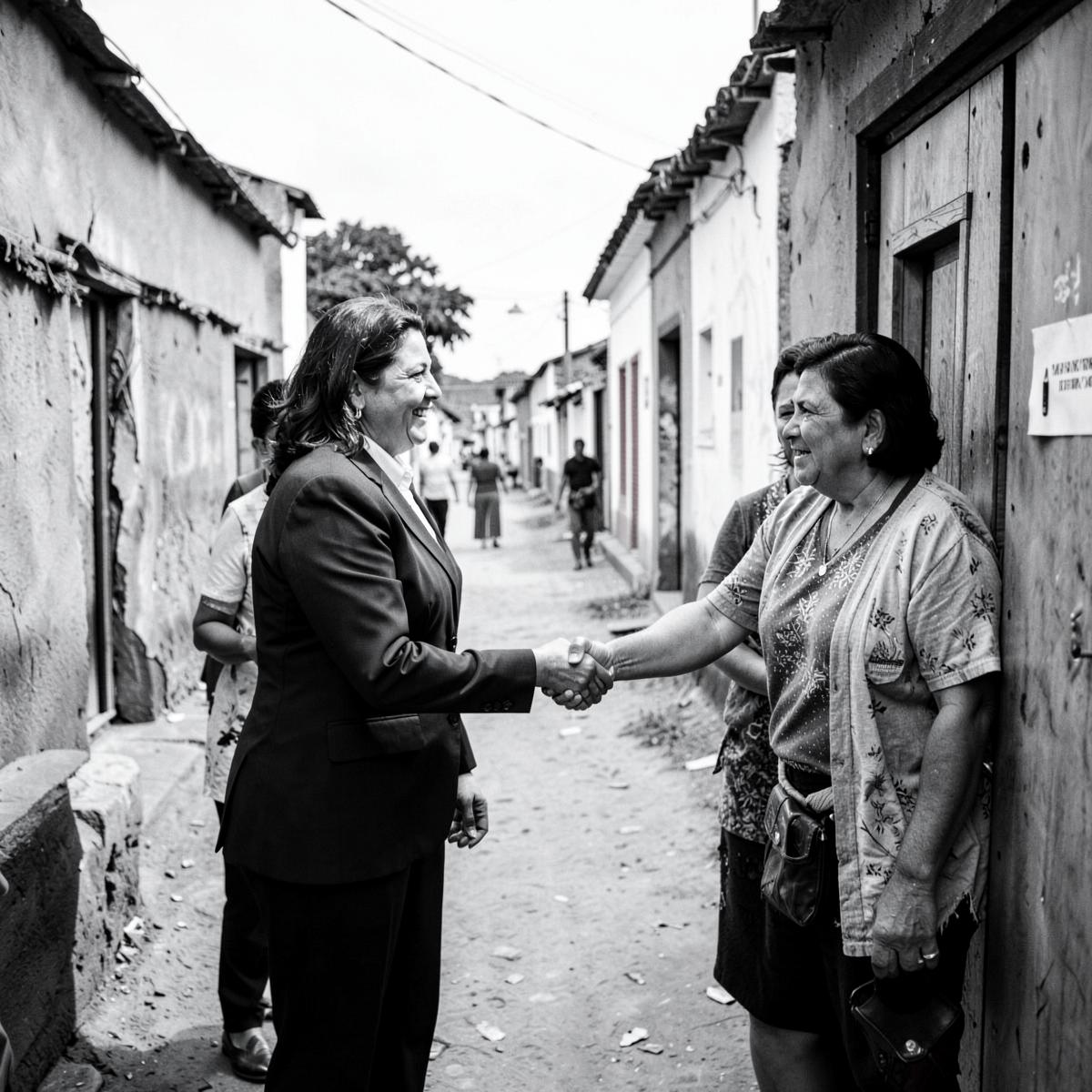 Mutirão na quadra da comunidade